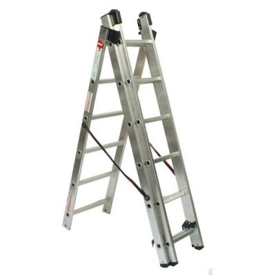 Escalera Tijera aluminio Telescopica 7306