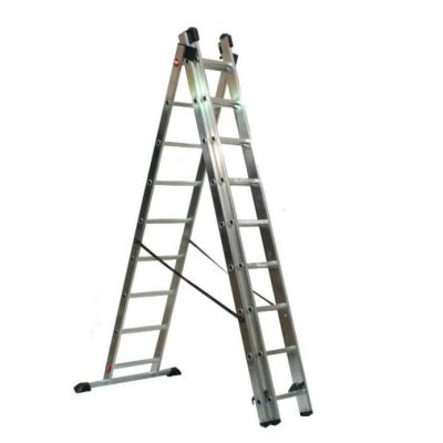 Escalera Tijera aluminio Telescopica 7309