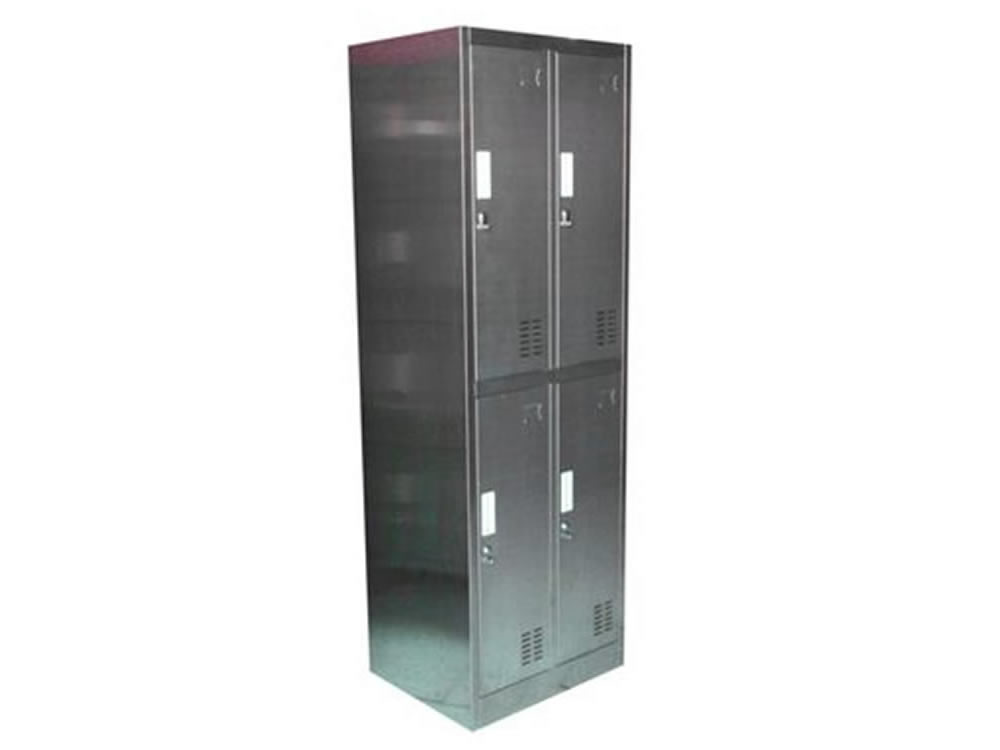 Lockers inoxidable 2 cuerpos dobles
